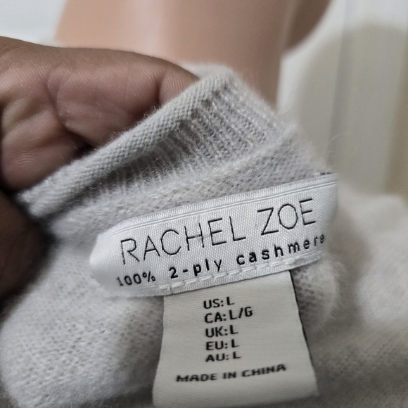 Rachel Zoe Light Gray Crew Neck Sweater - Picture 5 of 5